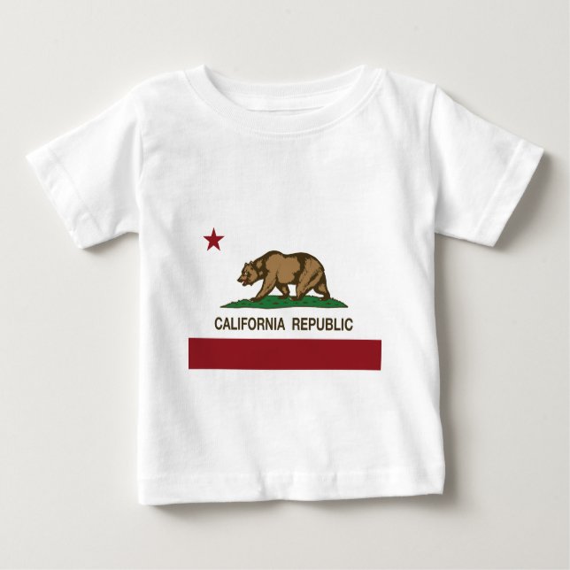 California Republic Flag Baby T-Shirt (Front)