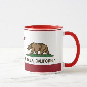 California Republic Flag La Jolla Mug