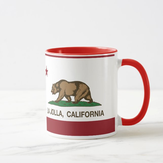 California Republic Flag La Jolla Mug (Right)