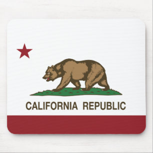 California Republic Flag Mouse Pad