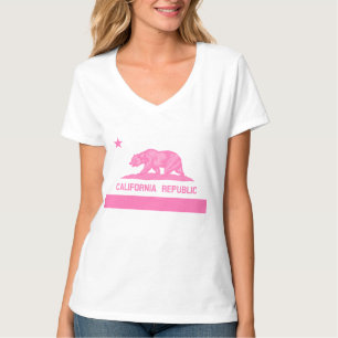 California Republic Flag (Pink) T-Shirt