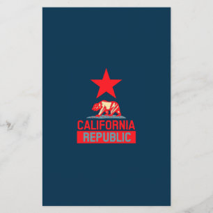 California Republic in Style on Blue Flyer