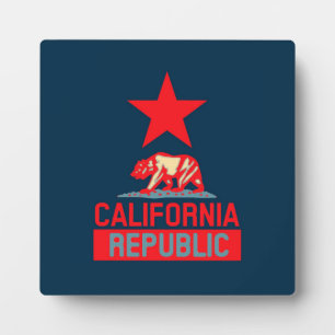 California Republic in Urban Hope Style Plaque