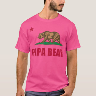 California Republic Papa Bear Dad Fathers Day Gift T-Shirt