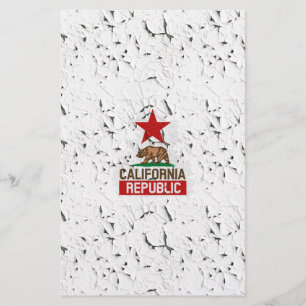 California Republic Peeling Paint Decor Stationery