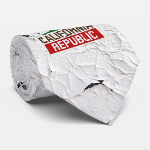 California Republic Peeling Paint style Tie