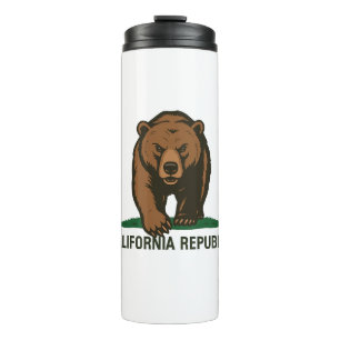 California Republic Pillar Candle Thermal Tumbler