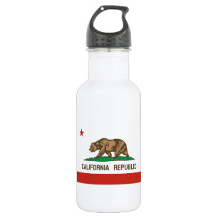 California Republic State Flag 532 Ml Water Bottle