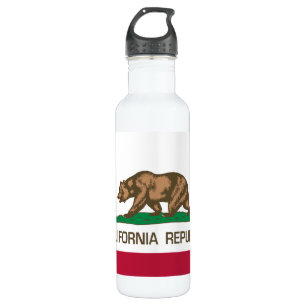 California Republic (State Flag) 710 Ml Water Bottle