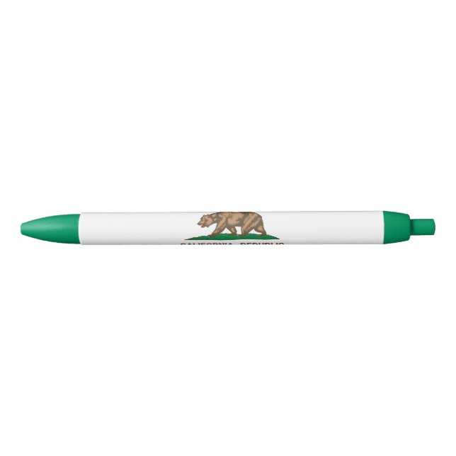 California Republic State Flag Blue Ink Pen (Front)