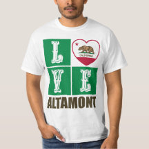 California Republic State Flag Heart Altamont