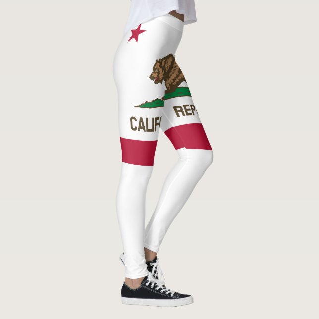 California Republic State Flag Leggings (Right)