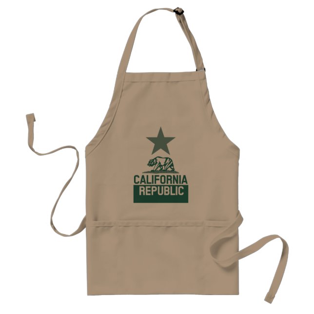 CALIFORNIA REPUBLIC State Flag Standard Apron (Front)
