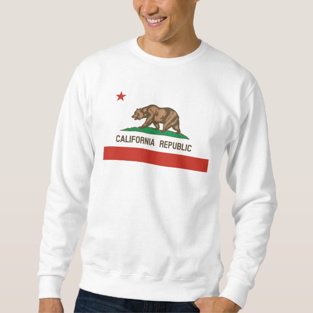 California Republic State Flag Sweatshirt (Front)