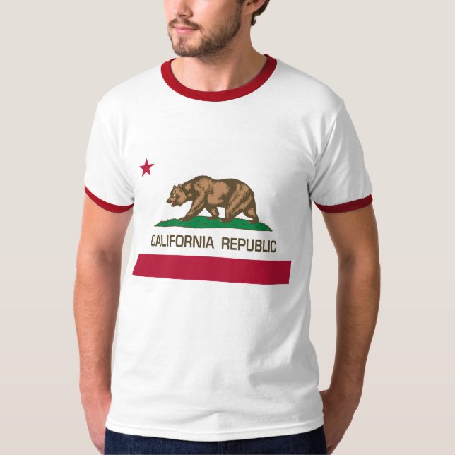 California Republic (State Flag) T-Shirt (Front)
