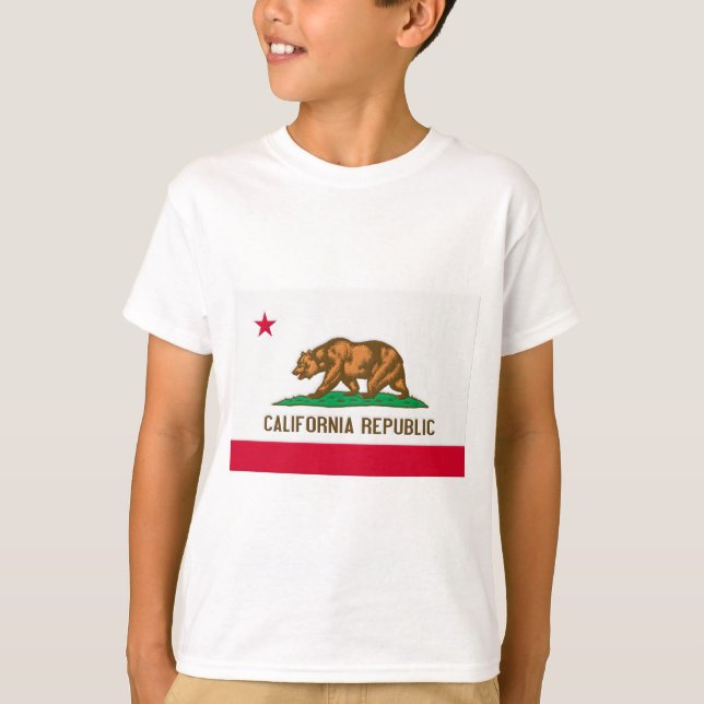 California Republic State Flag T-Shirt (Front)