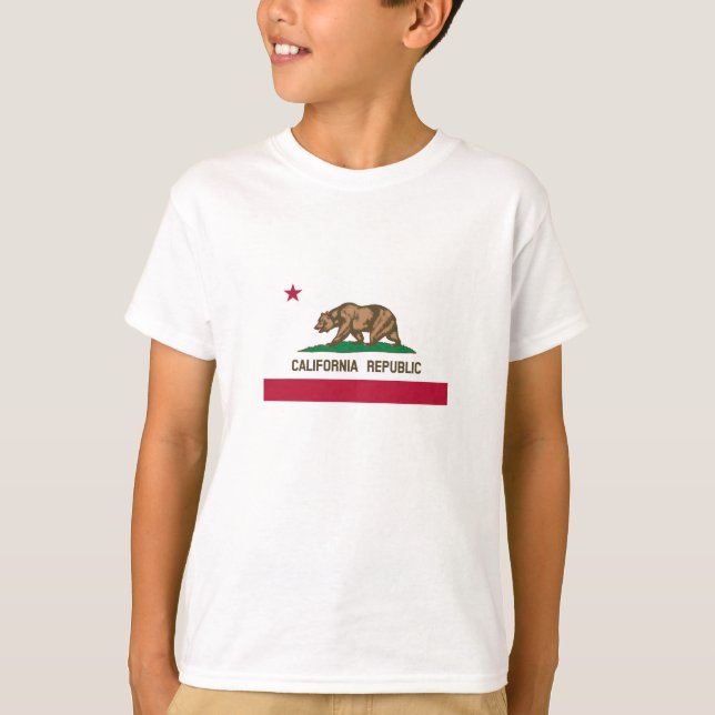 California Republic State Flag T-Shirt (Front)