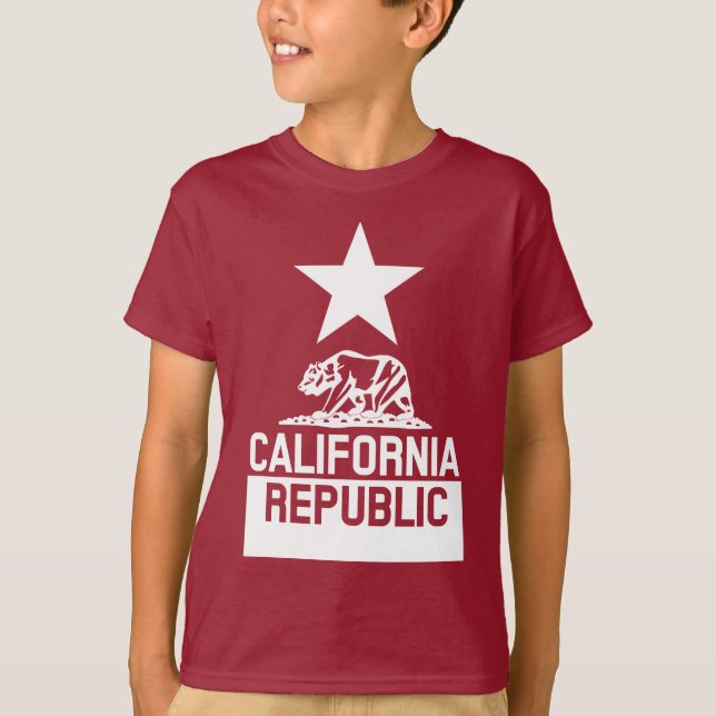 CALIFORNIA REPUBLIC State Flag T-Shirt (Front)