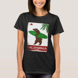 California Republic Surf Design T shirt