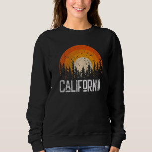 California  Retro Style Vintage 70s 80s 90s Home Sweatshirt