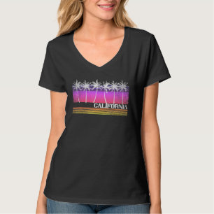 California Retro Style Vintage Beach Surf Sunset 7 T-Shirt