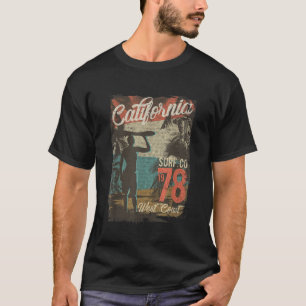 California Retro Surfing West Coast 1978 T-Shirt