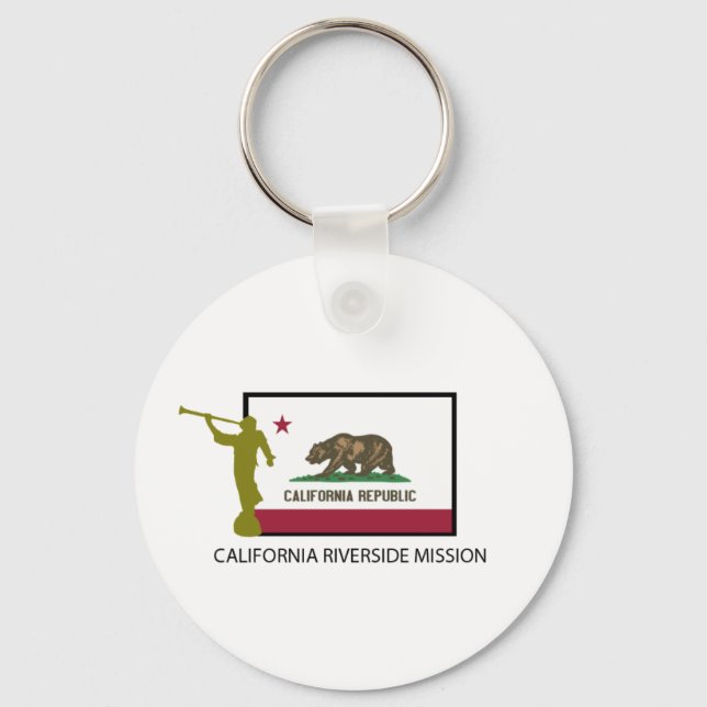 CALIFORNIA RIVERSIDE MISSION LDS CTR KEY RING (Front)