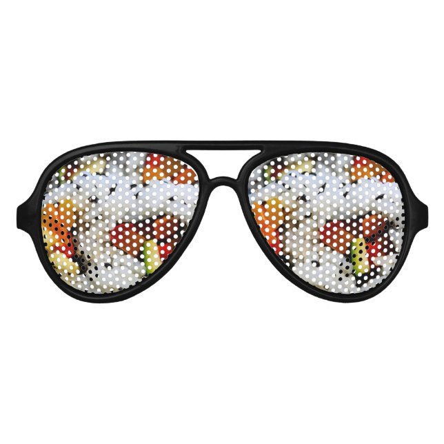 California Roll Sushi Aviator Sunglasses (Front)