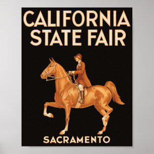 California Sacramento Vintage Poster 1933
