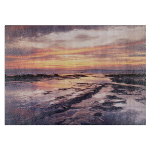 California, San Diego, Sunset Cliffs, Sunset 1 Cutting Board