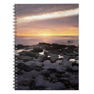 California, San Diego, Sunset Cliffs, Sunset 6 Spiral Notebook