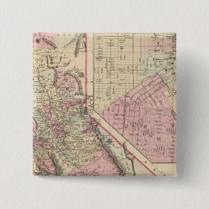 California, San Francisco 15 Cm Square Badge