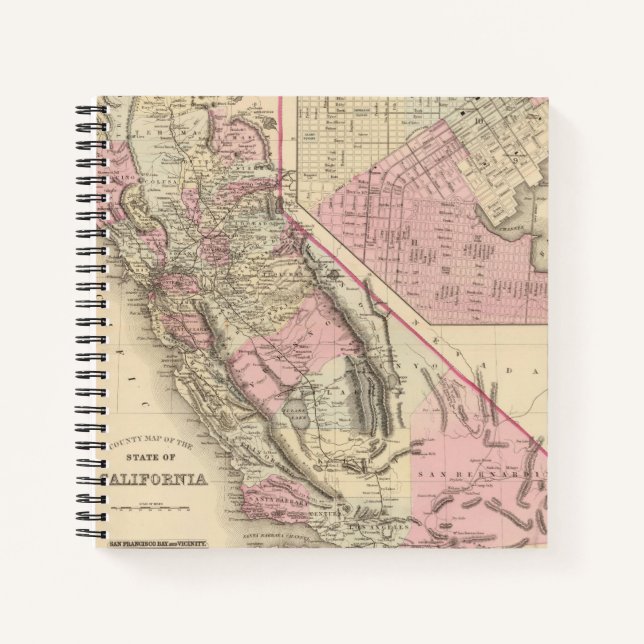 California, San Francisco 2 Notebook (Front)