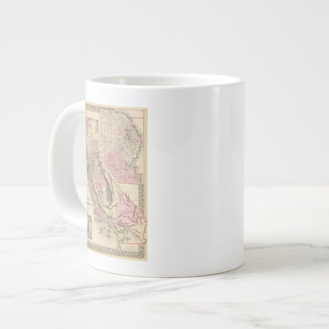 California, San Francisco Large Coffee Mug (Front Left)