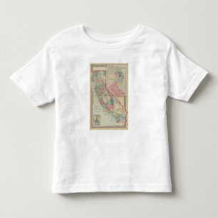 California, San Francisco Map by Mitchell Toddler T-Shirt