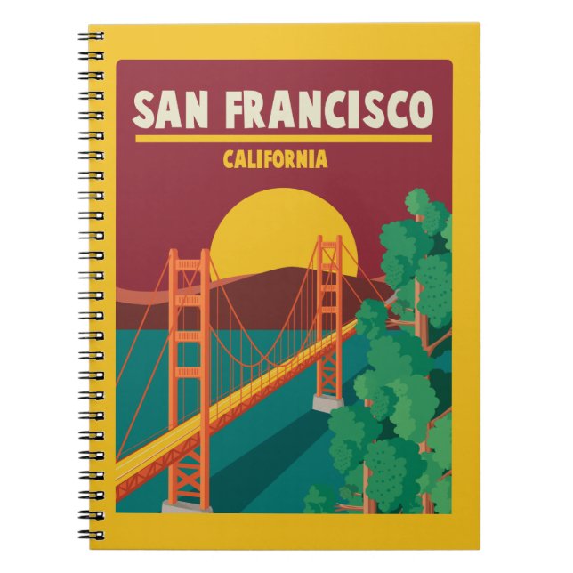 California | San Francisco Notebook (Front)