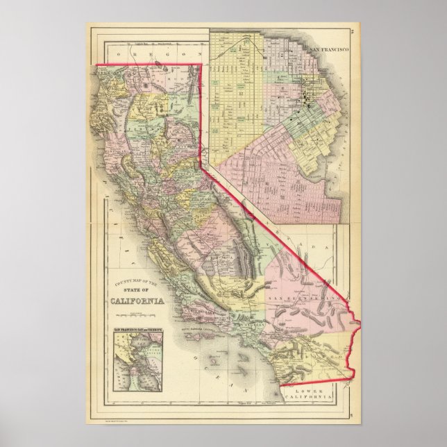 California, San Francisco Poster (Front)
