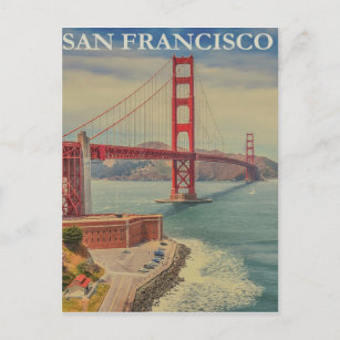California San Francisco Vintage   Postcard