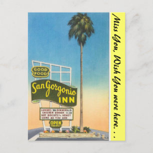 California, San Gorgonio Inn Postcard