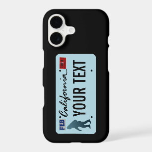California Sasquatch License Plate