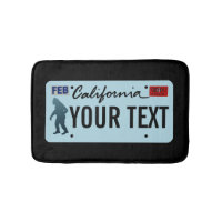 California Sasquatch License Plate