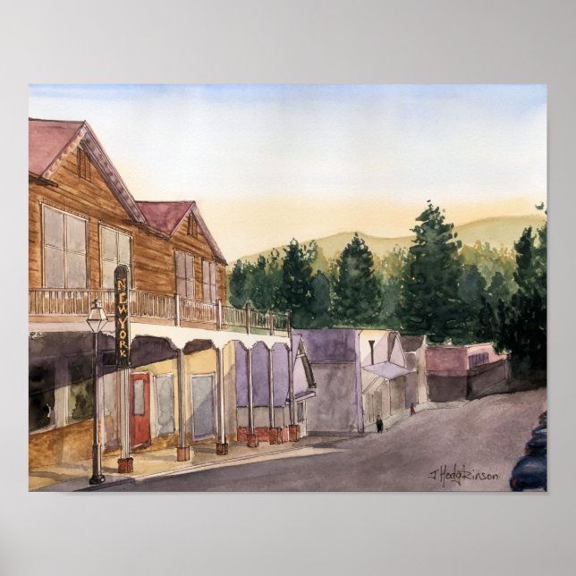 CALIFORNIA SCENES -  WATERCOLOR POSTER (Front)