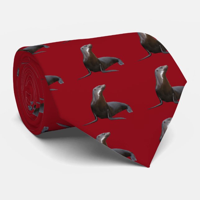 California sea lion tie (Rolled)