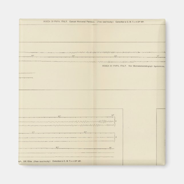 California Seismograms 14 Magnet (Front)