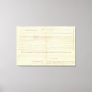 California Seismograms 15 Canvas Print