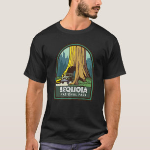 California Sequoia Trees National Park Vintage T-Shirt