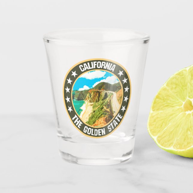 California                                         shot glass (Front)