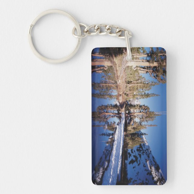 California, Sierra Nevada Mountains 2 Key Ring (Front)