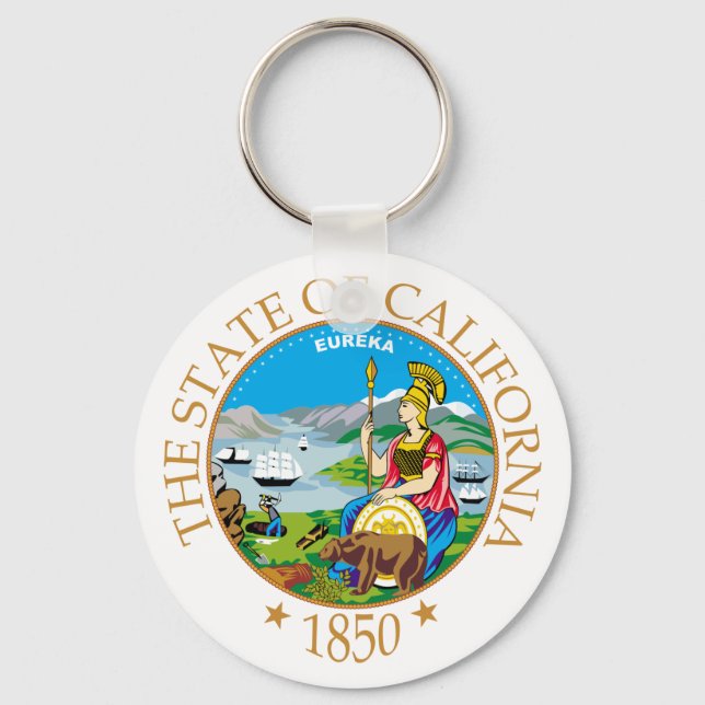 California sign key ring (Front)