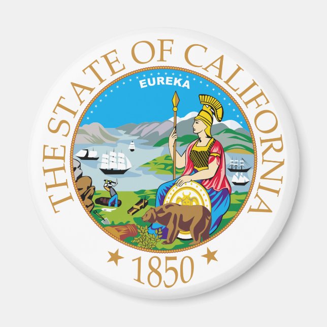 California sign magnet (Front)
